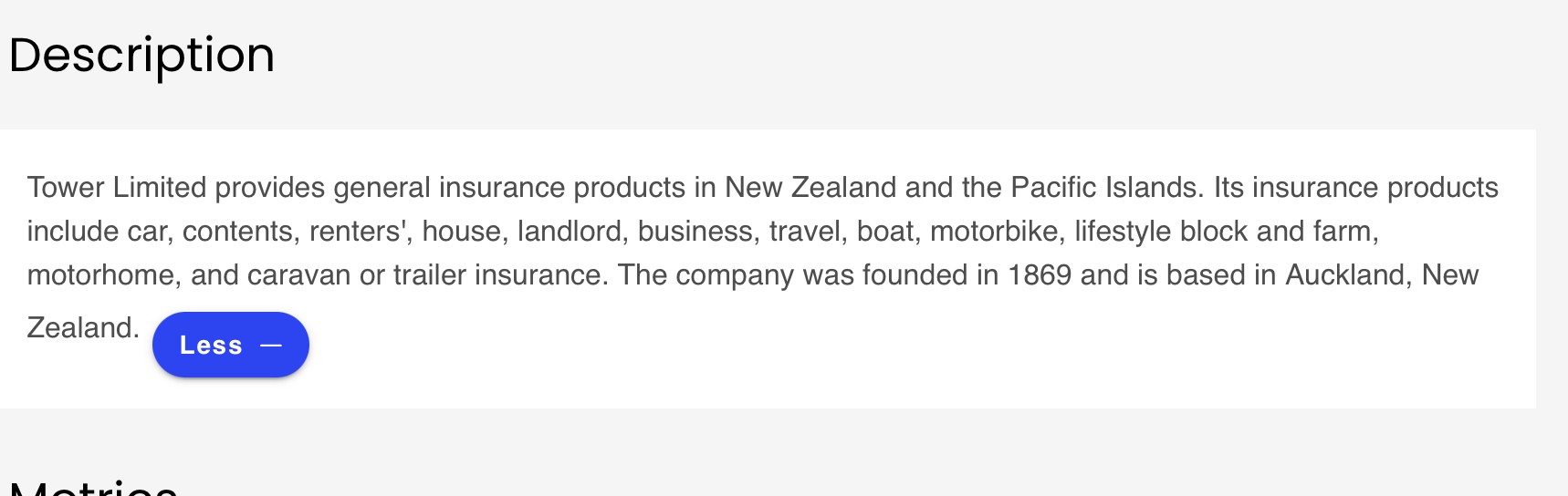 Company Description